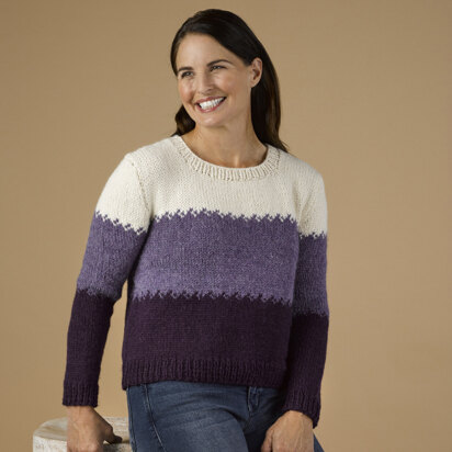 1066 Tramontana - Sweater Knitting Pattern for Women in Valley Yarns Becket - knitting pattern