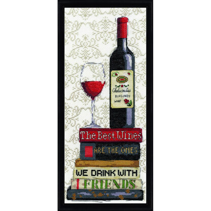 Design Works Red Wine Cross Stitch Kit