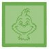 Happy Grinch blanket Knitting Pattern Knit-Purl only