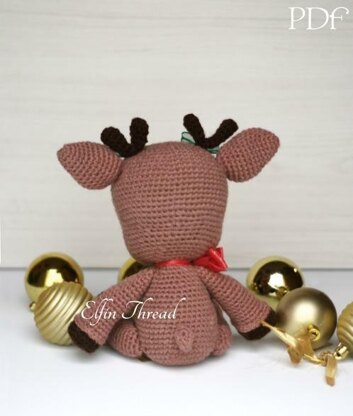 Ritva, the Christmas Reindeer Amigurumi