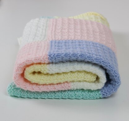 Colour-Mix Baby Blanket