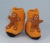 Baby Gingerbread Man Booties