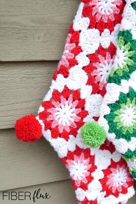 Wintermint Hexagon Stocking