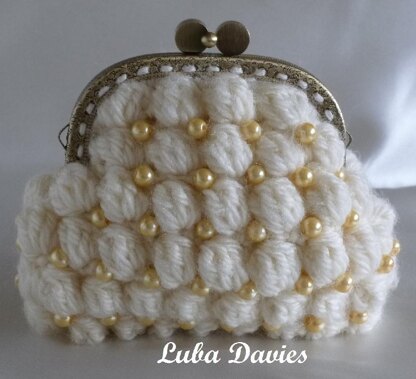 Bobble Stitch Beaded Coin Purse