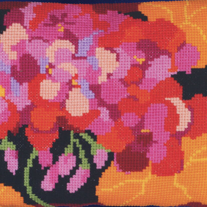 Vivid Geraniums Big Stitch - PDF