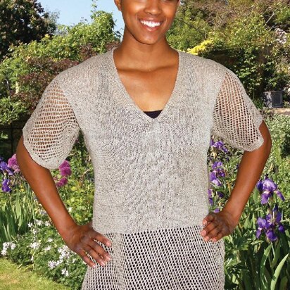 Lace-Trimmed Tunic to Knit