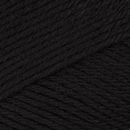 Paintbox Yarns Wool Mix Aran - Pure Black (801) 50% Wool 50% Acrylic 