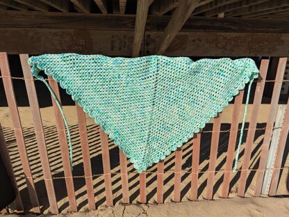 Horizon Tunisian Shawl