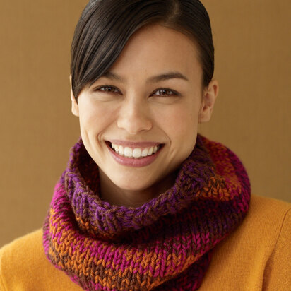 Simple Cowl in Lion Brand Vanna's Choice - L10243