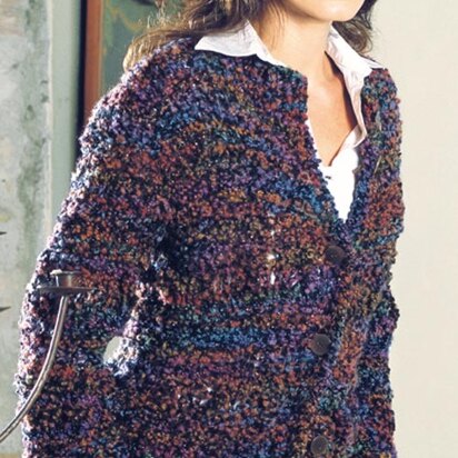 Pollon Jacket in Adriafil Show - Downloadable PDF - knitting pattern