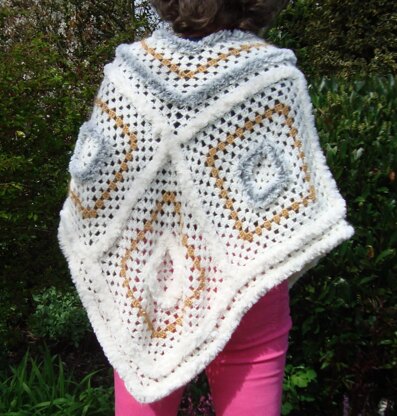 Spring Orchid Poncho