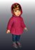 Hooded Jacket for 18" slim dolls including Kidz and Cats (knit)
