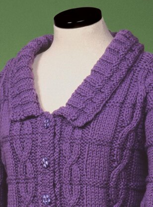 Cable and Rib Cardigan 129