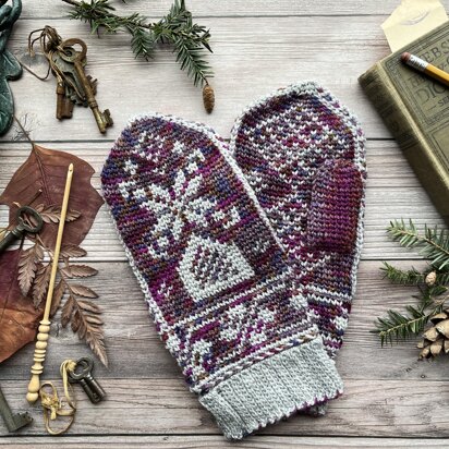 Fair Isle Windmill Mittens