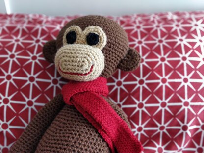 Alfred the Monkey crochet amigurumi