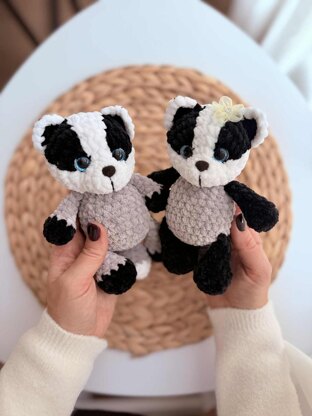 Plush Badger toy