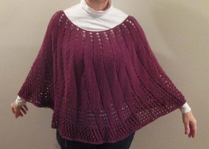 Mulberry Magic Poncho