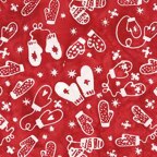 "Holly Jolly" von Anthology Fabrics - Mittens - 9149Q-5