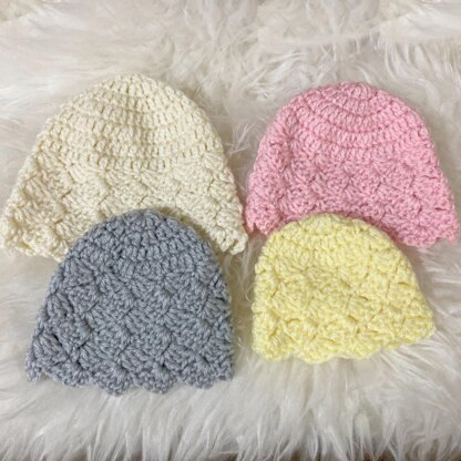 435- Crochet Pattern for babies Rainbow Hat- 7 sizes- small preemie to 4 years- 435
