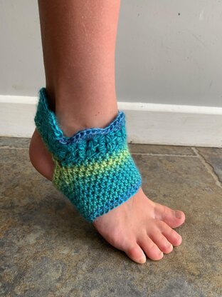 Mermaid yoga socks