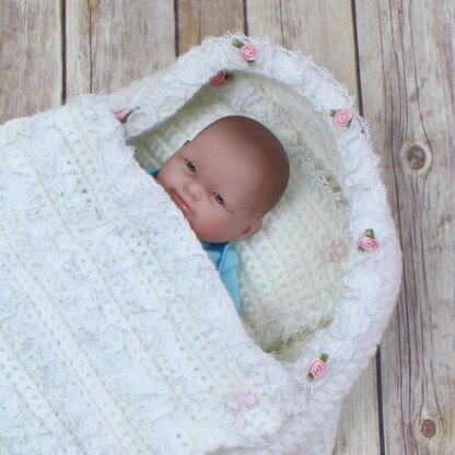 Itty Bitty Carrycot Doll Crochet Pattern #77