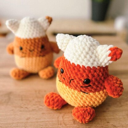 Candy corn cat crochet pattern, PDF, amigurumi halloween pattern