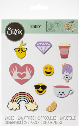Sizzix Thinlits Dies 23/Pkg - Spring Icons