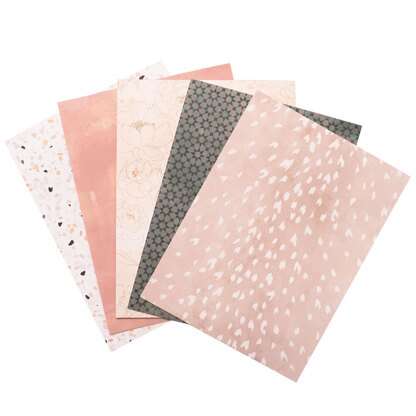 American Crafts Heidi Swapp - Care Free Single-Sided Paper Pad 6"X8" 36/Pkg