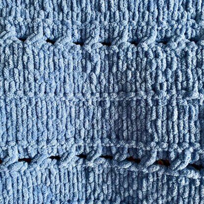 Pom pom wool online baby blanket knitting pattern