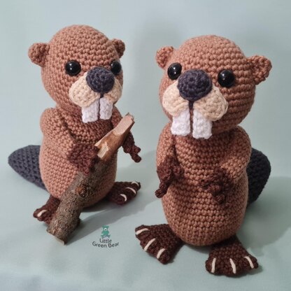 Bobby the Beaver - US Terminology - Amigurumi