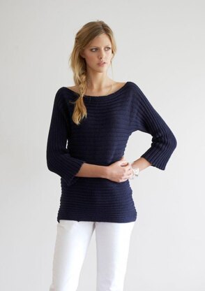 Sideways Ribbed Top Knitting pattern by Jo Sharp | LoveCrafts