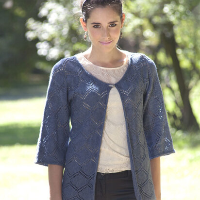 Swarthmore Sweater in Manos del Uruguay Serena Semi-Solid - 2011G