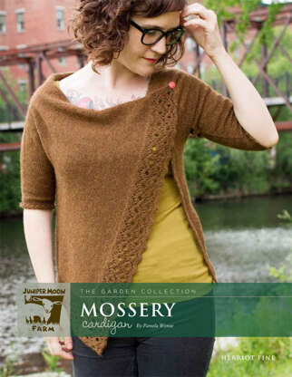 Mossery Cardigan in Juniper Moon Farm Herriot Fine - J23 - 03 - Downloadable PDF