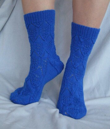 Socks Sapphire feathers