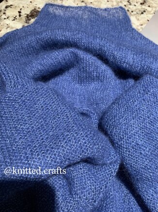 Women's mohair knitted sweater #5