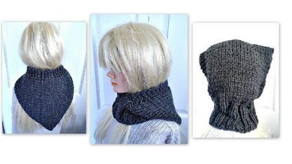 933 - Knitted Hood
