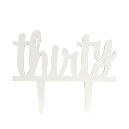 Culpitt Gumpaste Thirty Pic 145mm