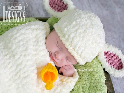 Baa-Baa Baby Lamb Hat and Cocoon Set