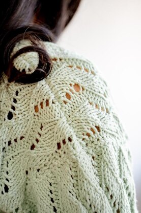 K962-Spring Mint Cropped Cardigan