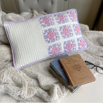 Floral Granny Square Cushion