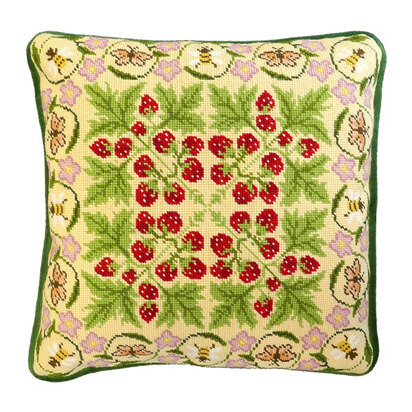 Bothy Threads William Morris - Strawberry Patch Needlepoint Kit - 35cm x 35cm