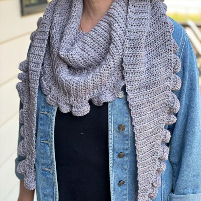 Provence Ruffled Shawl