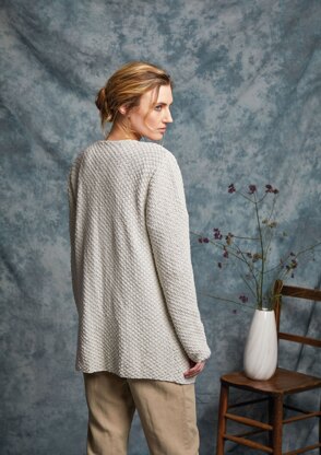 Beets Cardigan in Rowan Denim Revive - ZB298-00002-EN  - Downloadable PDF