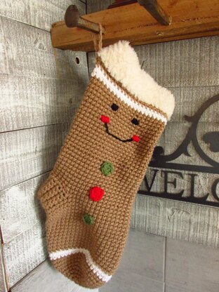 Gingerbread Man Stocking