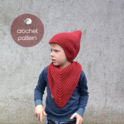 Deoir Hat & Kerchief Spring Autumn Unisex Set