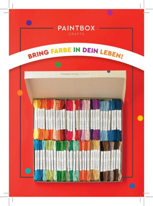 Paintbox Stickgarn Mouliné - Flugblatt