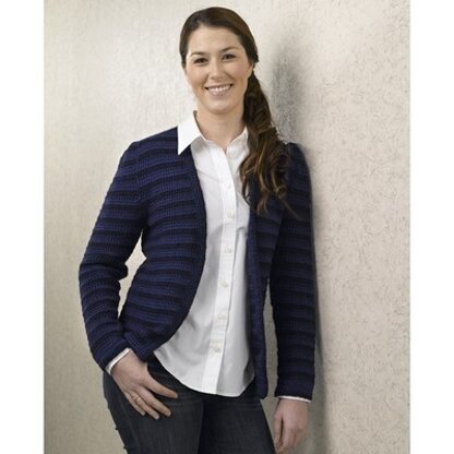 591 Warrant Cardigan - Crochet Pattern for Women in Valley Yarns Northfield