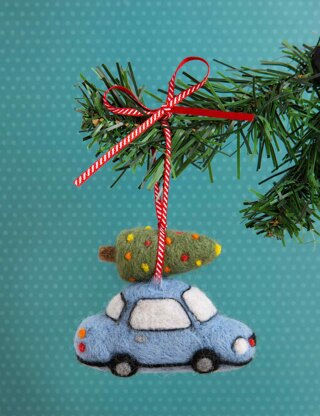 Hawthorn Handmade Christmas Car Mini Needle Felting Kit