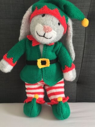 Elf outfit for bunny