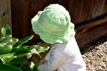 Cotton Sun Hat ( Baby to Woman Size )